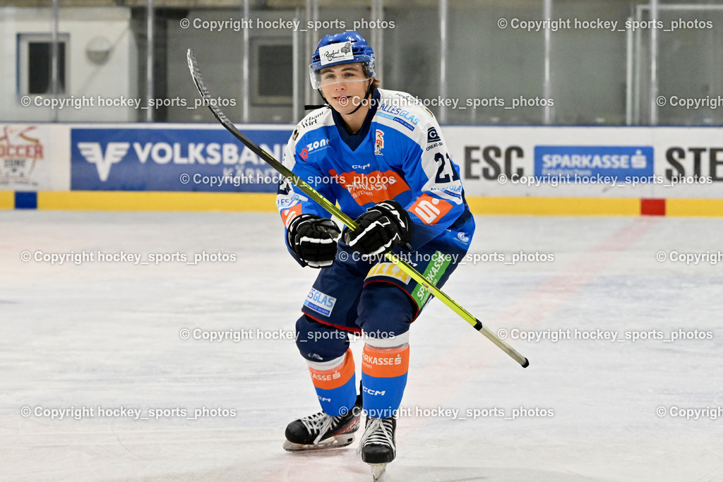 ESC Steindorf Sparkasse Feldkirchen Shooting | #21 Walder Patrik, ESC Steindorf Sparkasse Feldkirchen Shooting, ESC Steindorf Sparkasse Feldkirchen Shooting am 24.10.2025 in Steindorf (Ossiachersee Halle), Austria, (Photo by Bernd Stefan)
