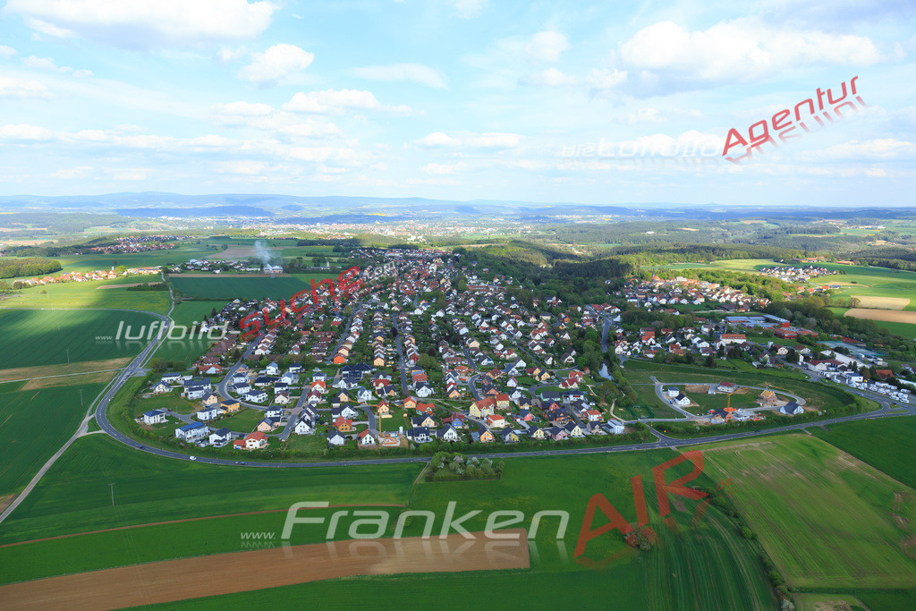 Luftbild von  Eckersdorf - Luftaufnahme wurde 2015 von https://frankenair.de mittels Flugzeug (keine Drohne) erstellt - die Geschenkidee