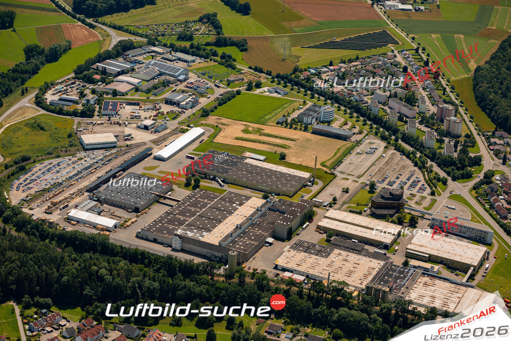Das Luftbild zeigt :  Pfullendorf - Die Luftaufnahme wurde 2024 vom UL-Flugzeug aus erstellt ( keine Drohne ) - Hochauflösende Luftaufnahme - Für grossformatige Ausdrucke geeignet. Die Geschenkidee !Mit Lizenz und Bildrechte bestellbar