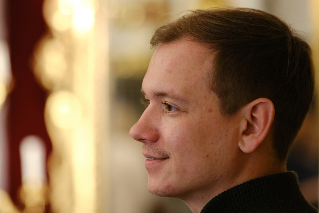 Bühlmayer Hofvergolder | WIen, Austria - April 29, 2025; C. Bühlmayer - K.u.K. Hofvergolder, Porträt Constantin Haider. - Realisiert mit Pictrs.com