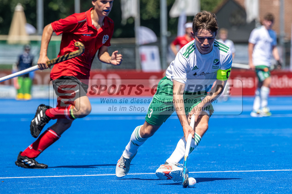SFE_20230708_0031 | EuroHockey EM U18 Boys Austria vs Ireland am 08.07.2023 in Krefeld (Gerd-Wellen-Hockeyanlage), Photo: Stephan Fehrmann 2023 (Sports-Gallery)