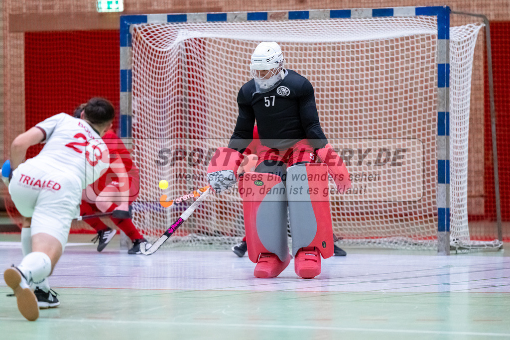 HK_20241220_100574 | 1. Bundesliga Halle Herren Crefelder HTC - Gladbacher HTC am 20.12.2024 Halle Glockenpitz, Krefeld ,