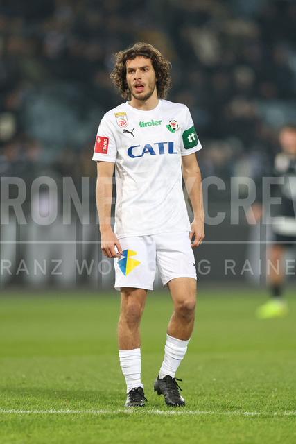 UEFA Europa League 2025/26: SK Sturm Graz vs SK Brann | Graz, Austria, 29.JAN.26 - SOCCER - UEFA Europa League, SK Sturm Graz vs SK Brann Bergen. The image shows Matthaeus Taferner (Tirol).