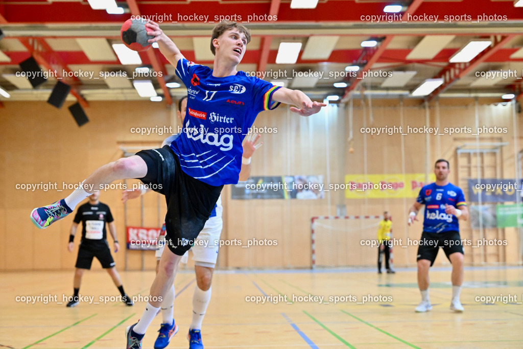 SC Ferlach vs. ALPLA HC Hard | #17 Kelih Markus SC Ferlach, SC Ferlach vs. ALPLA HC Hard, SC Ferlach vs. ALPLA HC Hard am 05.04.2025 in Ferlach (Ballspielhalle Ferlach), Austria, (Photo by Bernd Stefan)