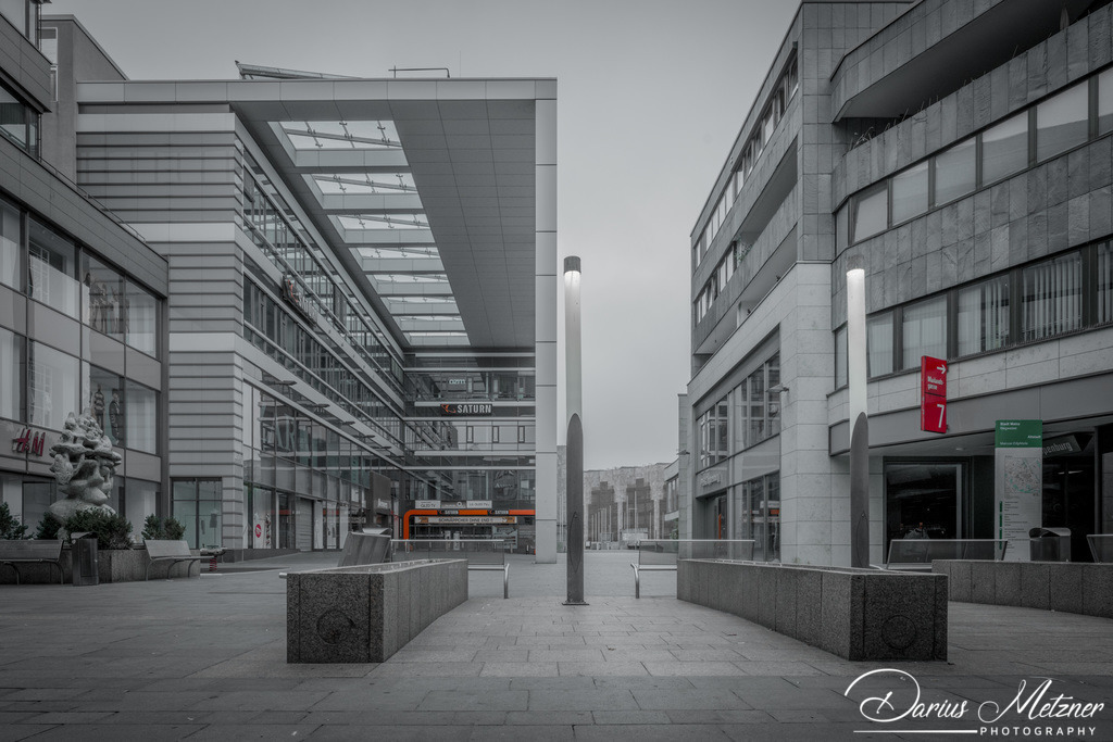 Das Einkaufszentrum Am Brand in Mainz | Das Einkaufszentrum Am Brand, zwischen Markt, Rathaus und Rheingoldhalle
