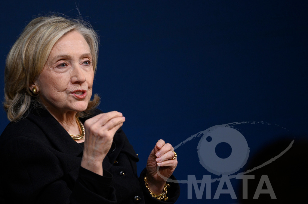 _DWI3000 | Die US-Politikerin Hillary Clinton auf der Veranstaltung Bridging Scholarship and Statecraft im Rahmen der Münchner Sicherheitskonferenz 2026. München, 13.02.2026 Bayern Deutschland  - Realisiert mit Pictrs.com