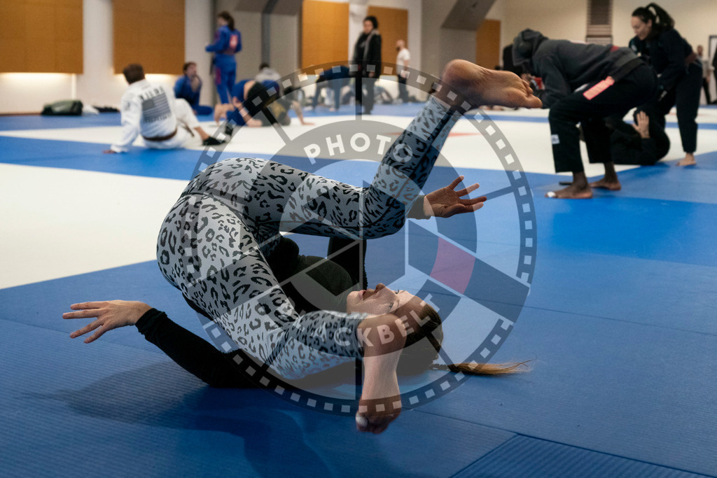 20240126PBB0028 | Fighters compete during the Brazilian Jiu-Jitsu European Championship of the IBJJF in Paris, France, on January 26, 2024.