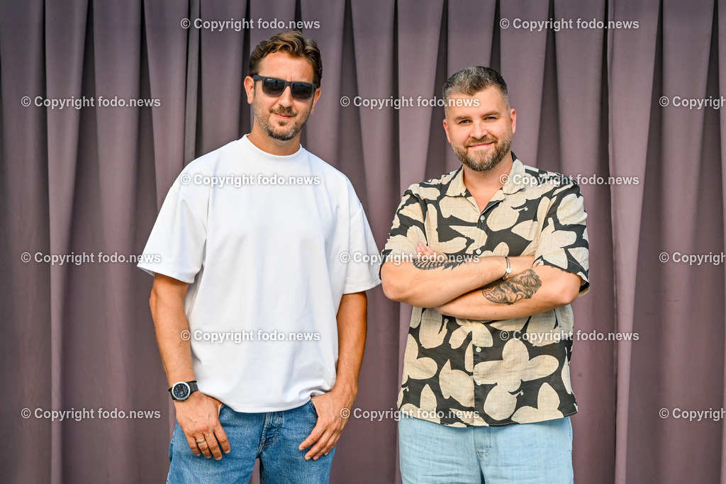 Moviemento_ Praesentation Linz Film_ 22.08.2023-11 | 22.08.2023, Linz, AUT, Moviemento, Praesentation Linz Film, im Bild Sinisa Vidovic und Dinko Draganovic (Filmemacher)
