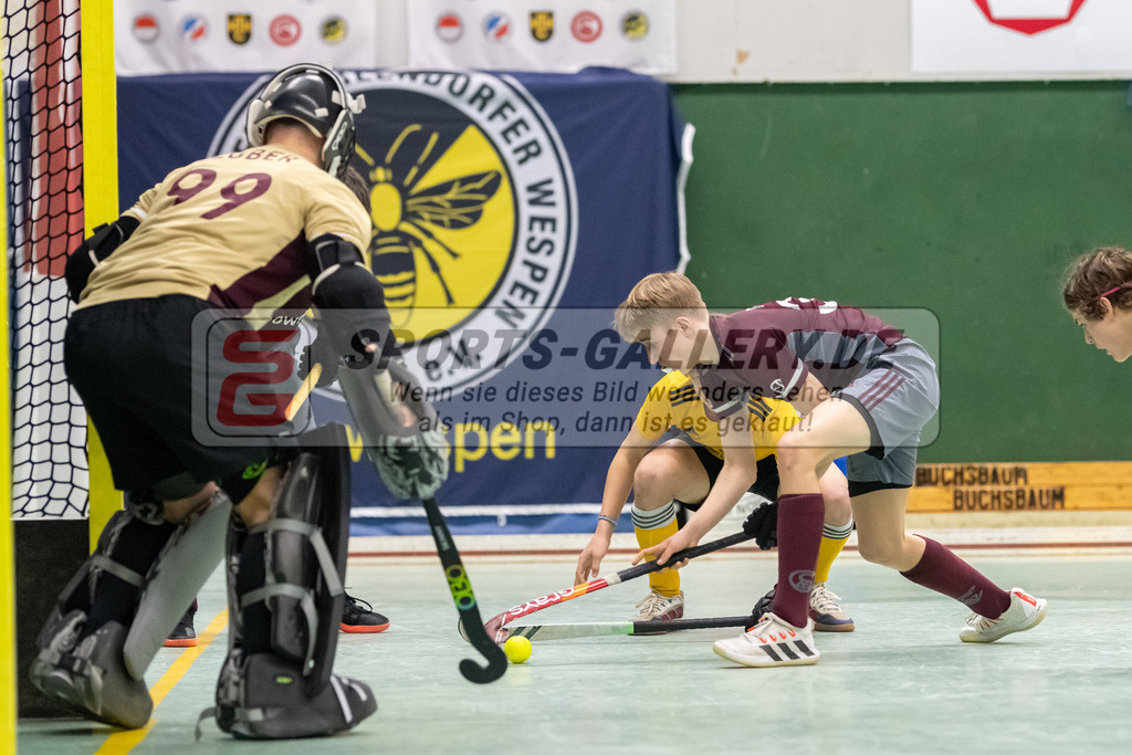 SFE_20230304_0014 | Deutsche Meisterschaft Männliche U16 Halle 2023 am 04.03.2023 in Köln (KTHC Stadion Rot-Weiss Köln Tennis and Hockey Club), Photo: Stephan Fehrmann 2022 (Sports-Gallery)