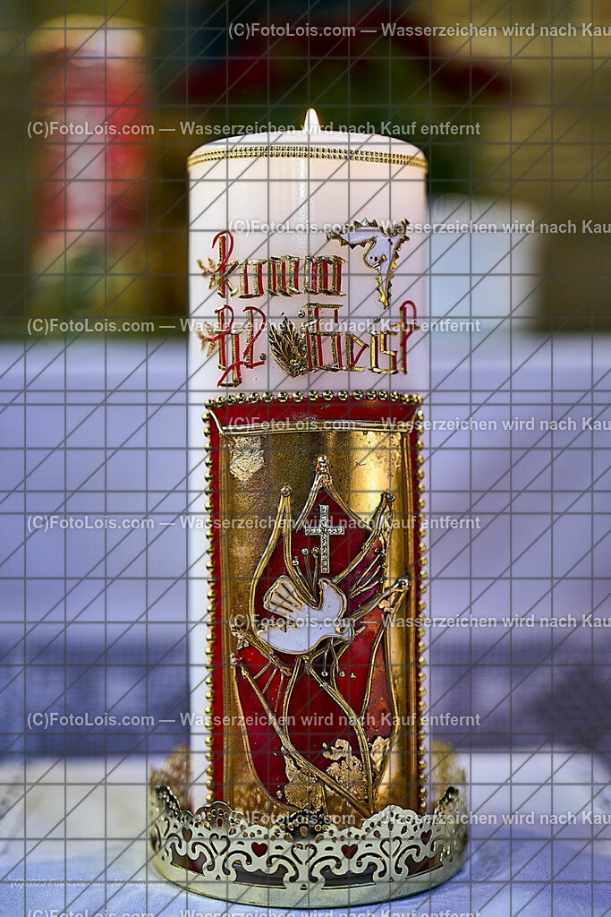 ALP2032_Pfarrfirmung Wieselburg_Kerzenkunst | (C)FotoLois.com, Alois Spandl, Pfarrfirmung in Wieselburg mit Firmspender Eduard Gruber (ehemaliger Generalvikar der Diözese St. Pölten), Sa 3. Juni 2023.