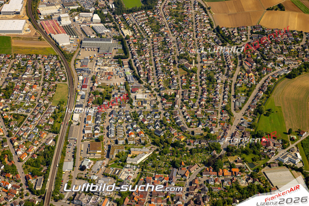 Das Luftbild zeigt :  Illingen - Die Luftaufnahme wurde 2024 vom UL-Flugzeug aus erstellt ( keine Drohne ) - Hochauflösende Luftaufnahme - Für grossformatige Ausdrucke geeignet. Die Geschenkidee !Mit Lizenz und Bildrechte bestellbar