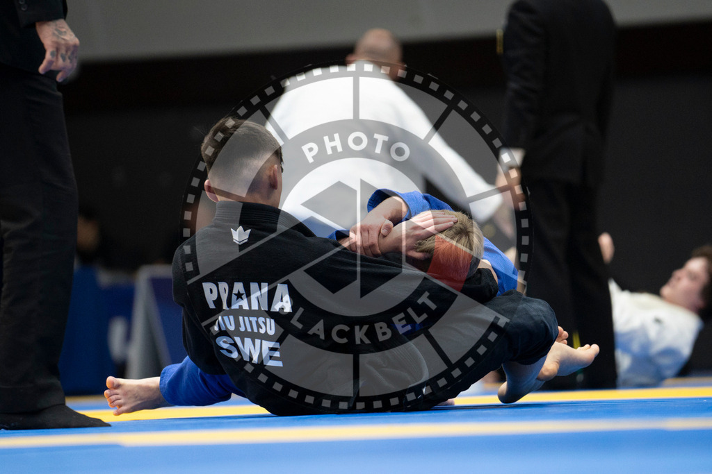 20240119PBB2287 | Fighters compete during the IBJJF European Championship in Paris, France, on January 19, 2024.