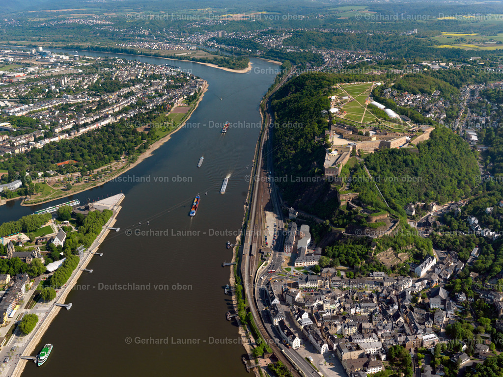 3197063 | Festung Ehrenbreitstein mit Rhein bei Koblenz