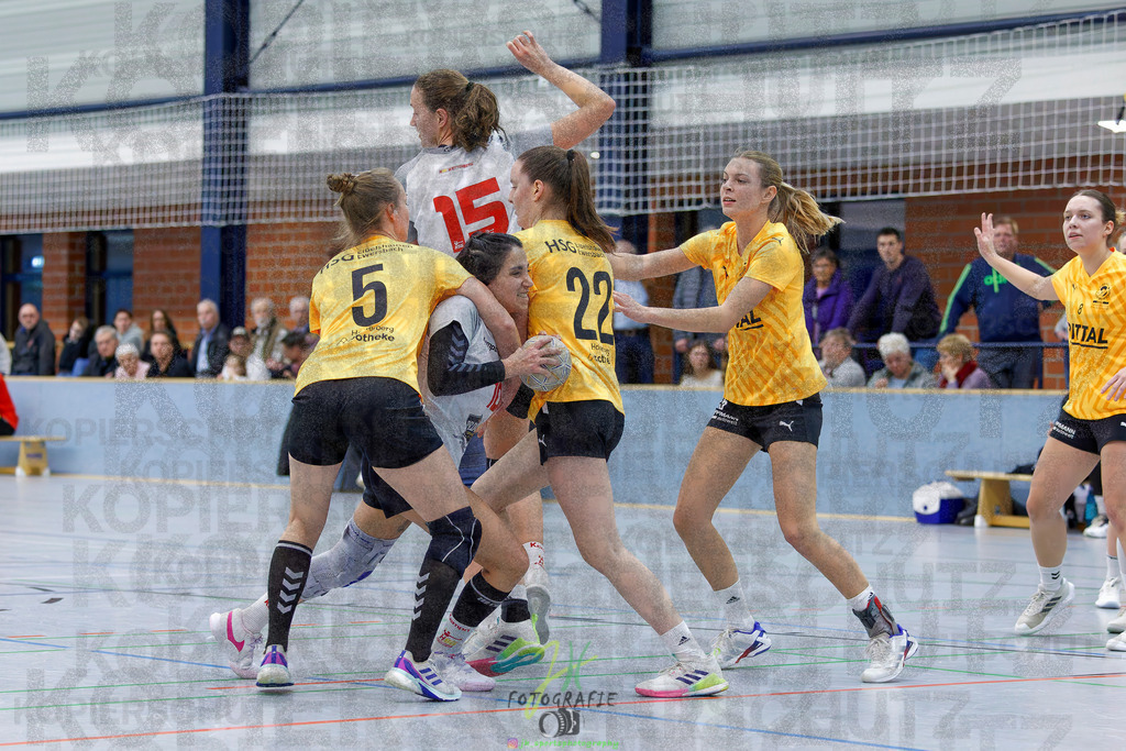 Frauen Oberliga Mitte (HHV); HSG Eibelshausen/Ewersbach - HSG Wettenberg II | Frauen Oberliga Mitte (HHV); HSG Eibelshausen/Ewersbach - HSG Wettenberg II am 13.12.2025 in Steinbrücken (Sporthalle am Hammerweiher)Photo © 2025 - Jörg Heinrich - Realisiert mit Pictrs.com