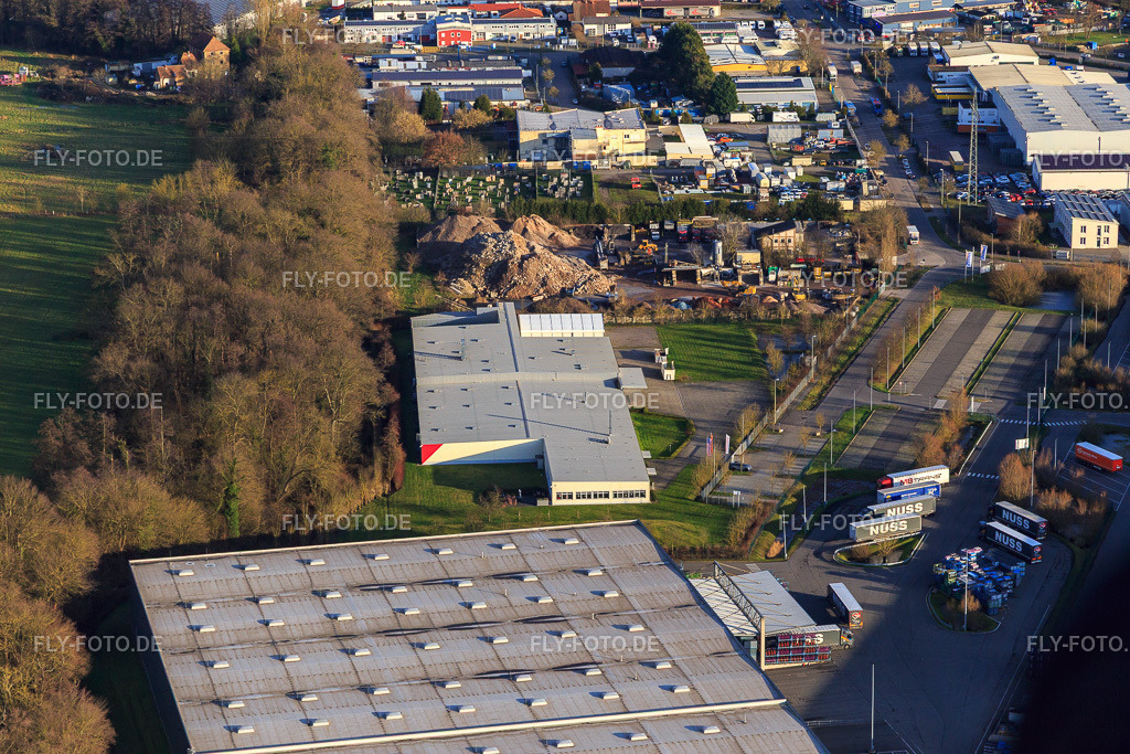 Thermo Fisher am Erlenbachweg | Luftbild: Thermo Fisher am Erlenbachweg im Ortsteil Minderslachen in Kandel im Bundesland Rheinland-Pfalz in Deutschland. Foto: IMG_145231.jpg vom 12.01.2025 durch ©2025 Werner Riehm fly-foto.de/copyright - Realisiert mit Pictrs.com