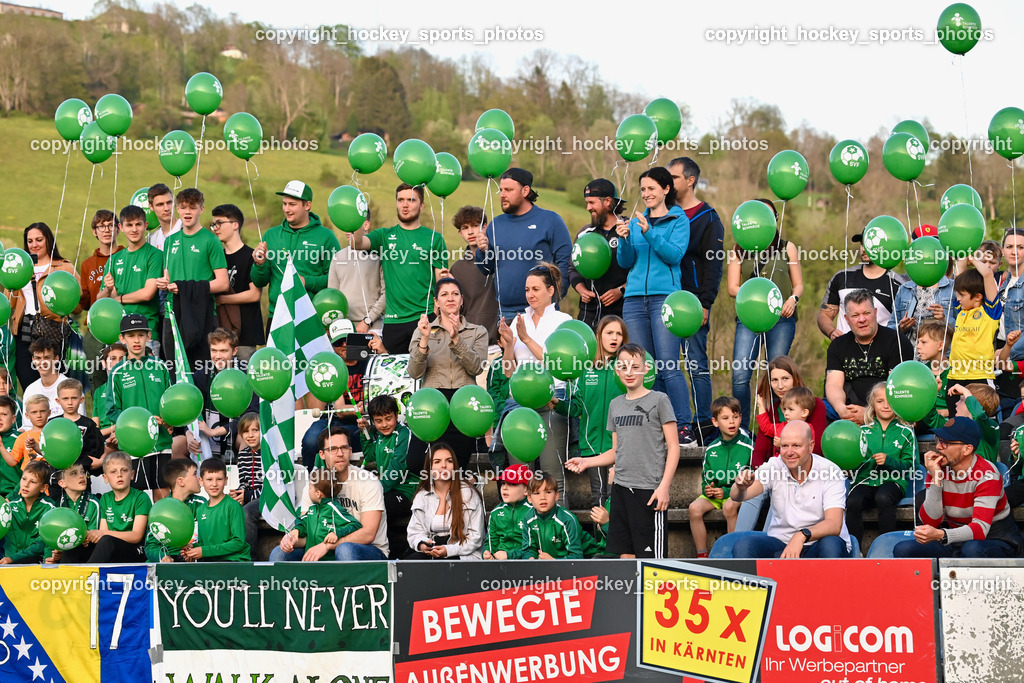 SV Feldkirchen vs. Atus Ferlach 5.5.2023 | Luftballon Aktion SV Feldkirchen, SV Feldkirchen Fans