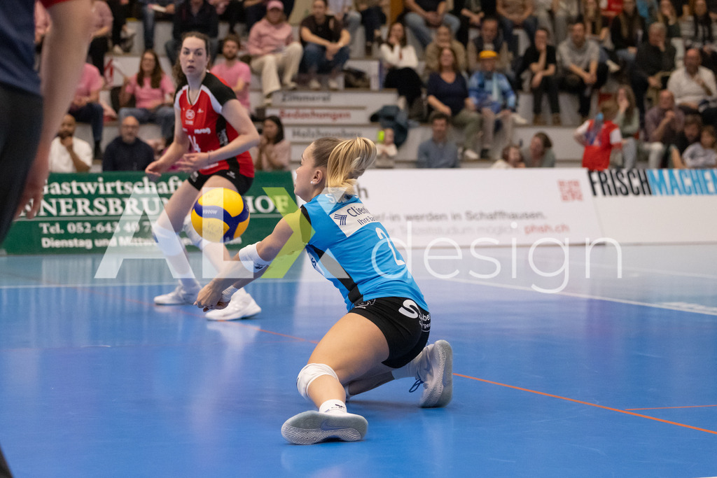 Volleyball I Frauen I Saison 2025-2026 I Volleyball NLA | Women I 1/2 Finals I  VC Kanti Schaffhausen - Sm'Aesch Pfeffingen I 22.03.2026 | 2 Kimi Schnegg (CH) (VC Kanti Schaffhausen) – Libera - Realisiert mit Pictrs.com