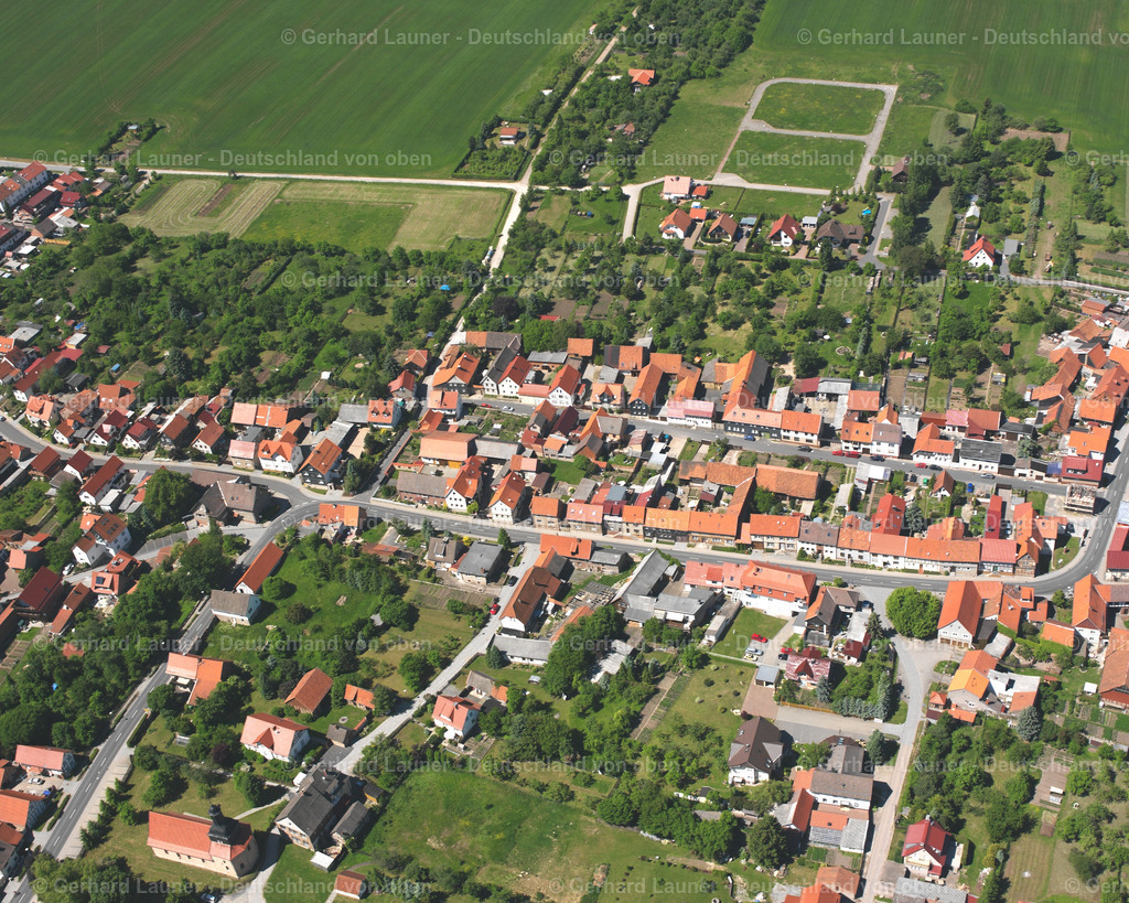 2634415 | HAYNRODE 09.06.2006 Stadtansicht des Innenstadtbereiches  in Haynrode im Bundesland Thüringen, Deutschland // City view on down town  in Haynrode in the state Thuringia, Germany Foto: Gerhard Launer