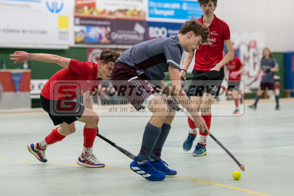 SFE_20230304_0020 | Deutsche Meisterschaft Männliche U16 Halle 2023 am 04.03.2023 in Köln (KTHC Stadion Rot-Weiss Köln Tennis and Hockey Club), Photo: Stephan Fehrmann 2022 (Sports-Gallery)