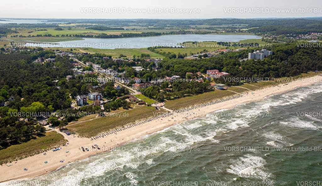 Ostsee16062224Ruegen_Ostseebad Sellin | Küstenlinie, Strandkörbe,  Göhren, Ostseeküste,Mecklenburg-Vorpommern, Vorpommern, Mecklenburg-Vorpommern, Deutschland