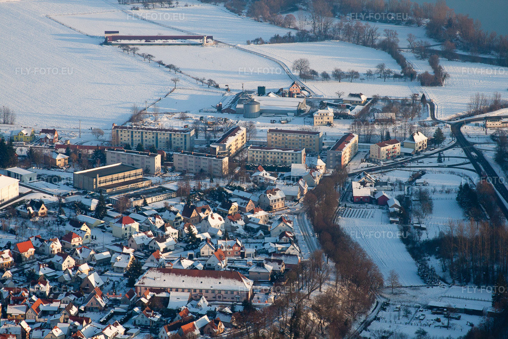 Vue aérienne: Vue de la ville à Lauterbourg dans le département Bas Rhin, France.Photo: IMG_36698.jpg prise le 05/01/2011 par Werner Riehm/FLY-FOTO.euRésolution de l'original: 4752 x 3168 px