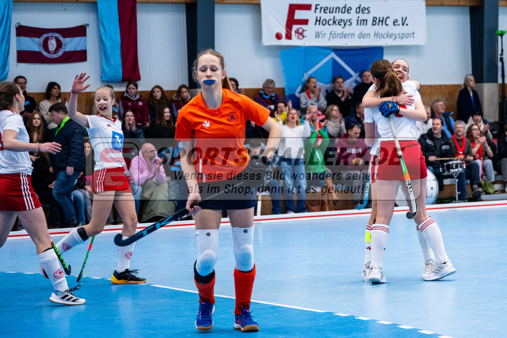 BHC wU16 - SG Rotation Prenzlauer Berg 3-4 8.2.25 SG-9039 | Hockey,Sport,Fieldhockey,1.Bundesliga,2.Bundesliga,Sportfotografie,Shop,Sportphotography,Feldhockey,Hockeyliga