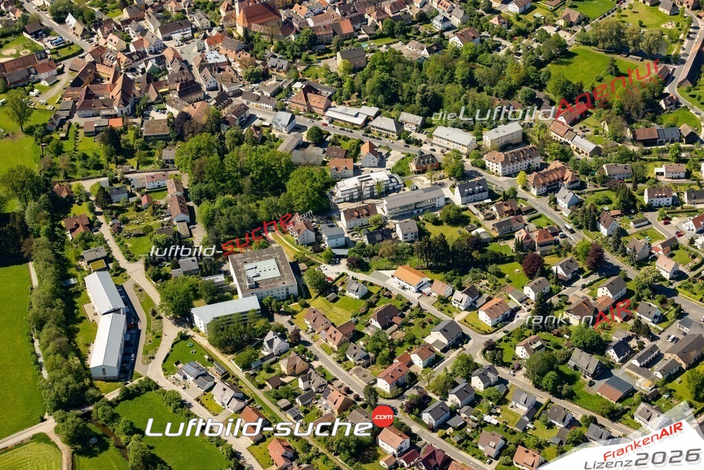 Das Luftbild zeigt :  Kemnath - Die Luftaufnahme wurde 2024 vom UL-Flugzeug aus erstellt ( keine Drohne ) - Hochauflösende Luftaufnahme - Für grossformatige Ausdrucke geeignet. Die Geschenkidee !Mit Lizenz und Bildrechte bestellbar