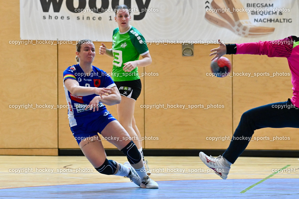 SC Ferlach Damen vs. HIB Graz 18.2.2023 | #2 Akalovic Patricia, #15 NIKOLIC Ivana