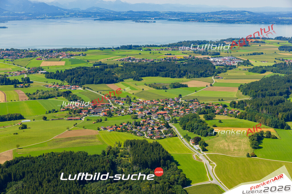 Luftaufnahme von Sondermoning Nußdorf Bild- Das Luftbild wurde 2025 vom UL-Flugzeug heraus erstellt ( keine Drohne ) - Hochauflösende Luftaufnahme -Nicht vergleichbar mit Google Maps oder Satelittenbilder- Die Geschenkidee !Mit Lizenz und Bildrechte bestellbar