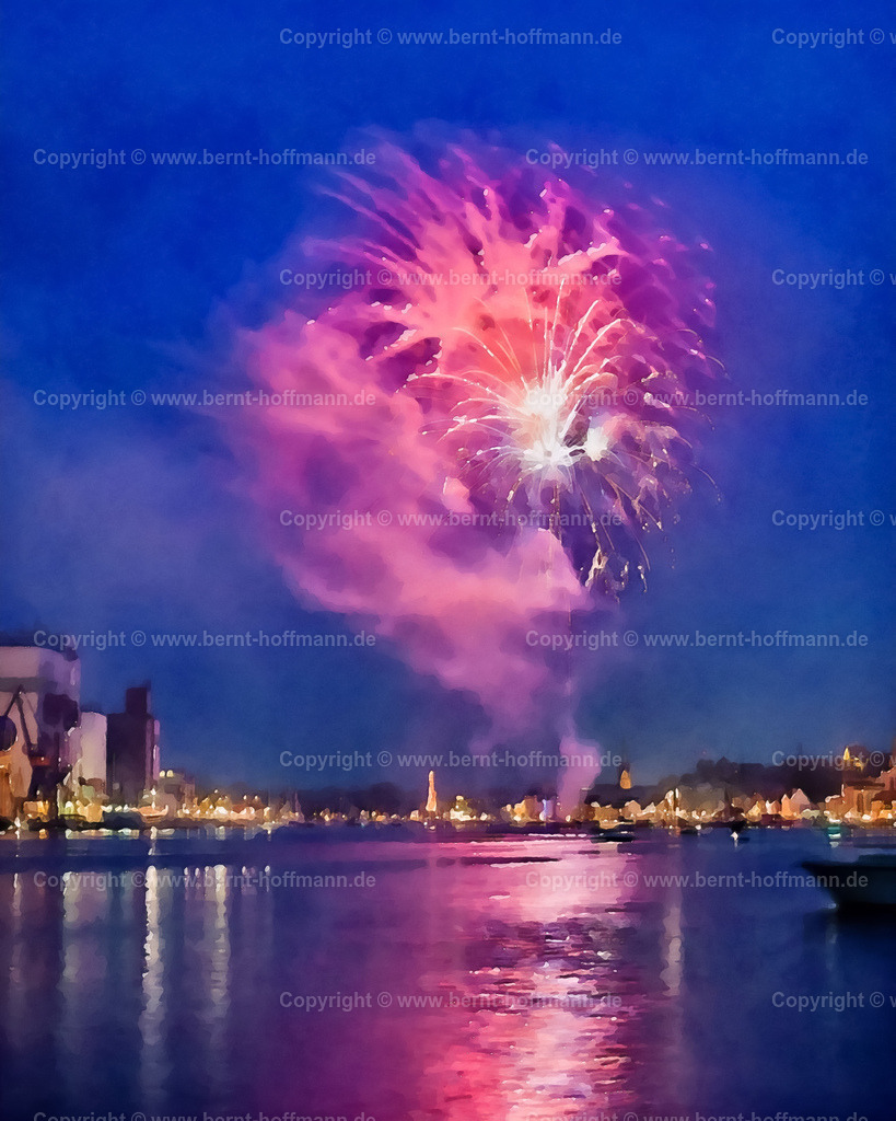 PDM2_0021_Feuerwerk_Hfn03_80x120 | DIGITALKUNST. Feuerwerk am Flensburger Hafen. __ Höhenfeuerwerk im Innenhafen. - Realisiert mit Pictrs.com