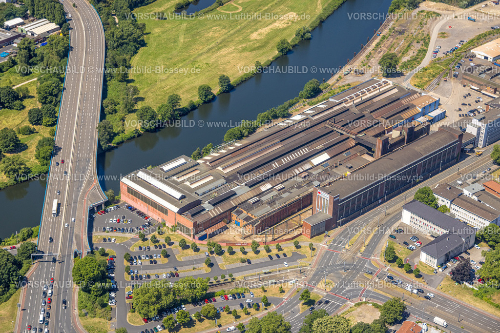 Muelheim230703920 | Luftbild, Friedrich-Wilhelms-Hütte am Fluss Ruhr, Altstadt II, Mülheim an der Ruhr, Ruhrgebiet, Nordrhein-Westfalen, Deutschland