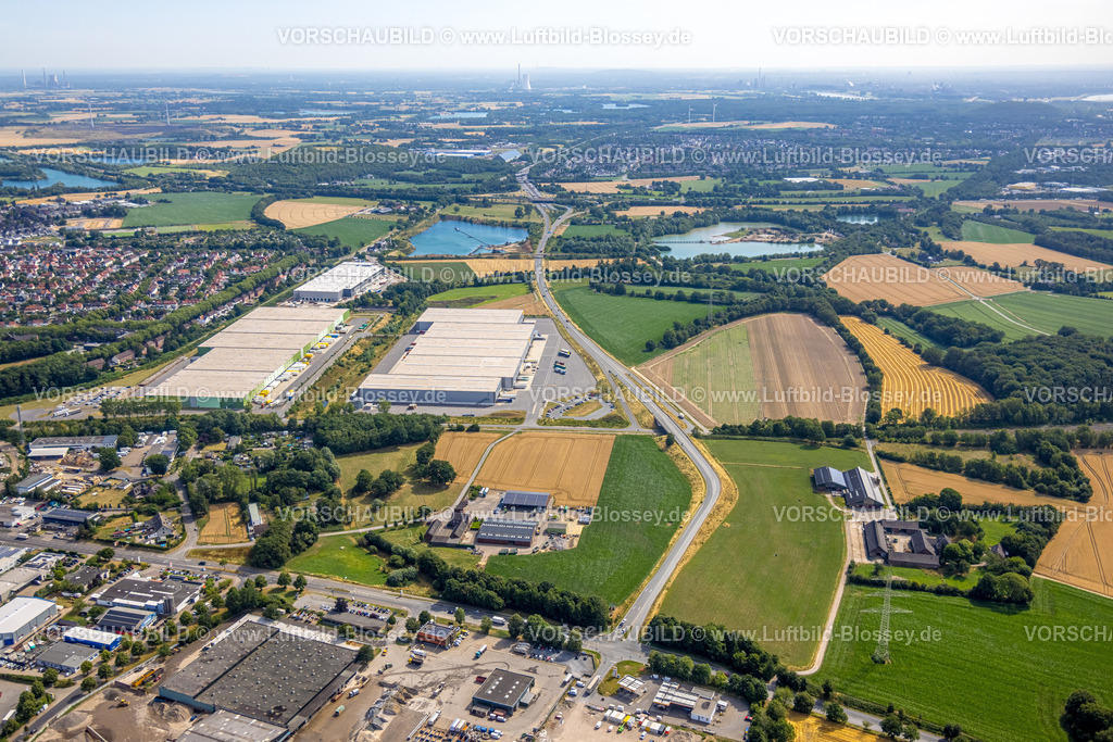 Kamp-Lintfort230707055 | Luftbild, Logport IV Logistikzentrum, POCO Importlager, Bohnen Logistik Neubau am Vinnmannsweg, Lintfort, Kamp-Lintfort, Ruhrgebiet, Nordrhein-Westfalen, Deutschland