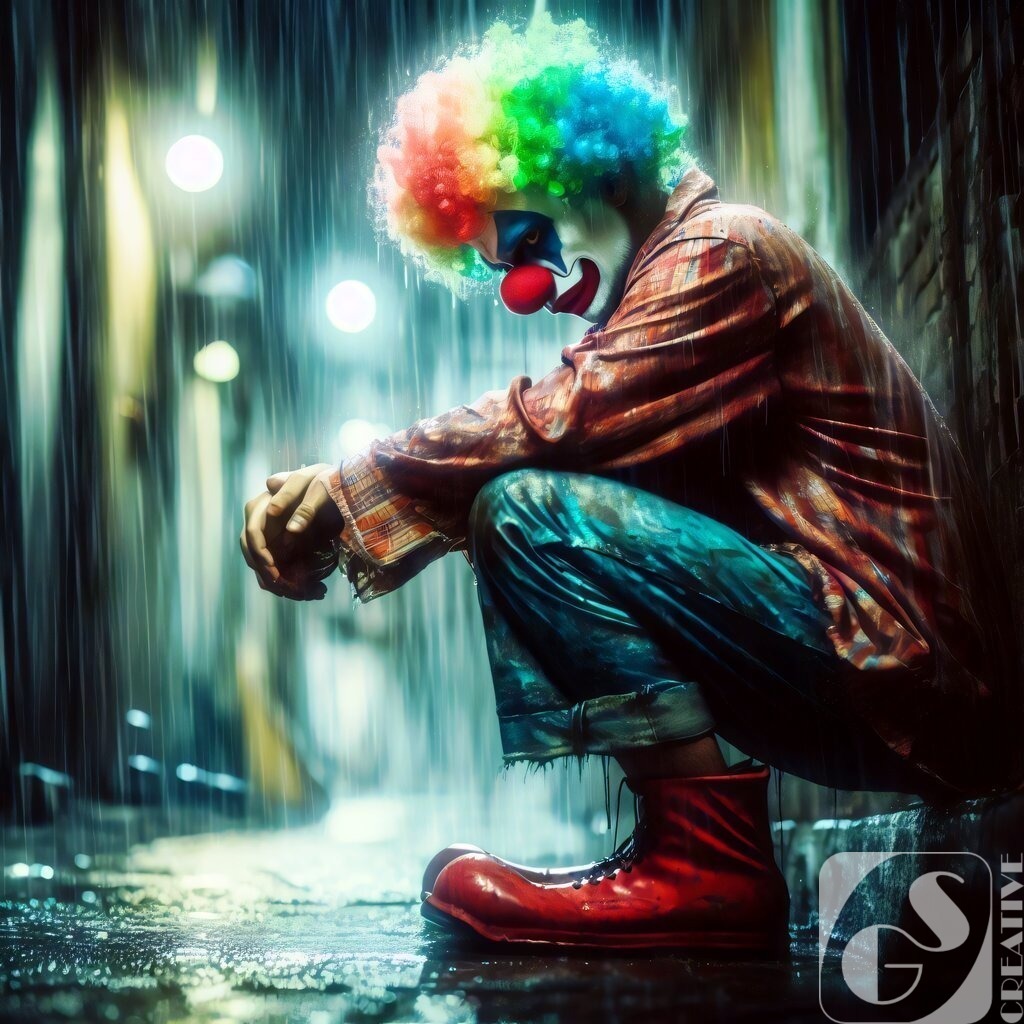 Sad clown | Fotogeschenke aller Art, kostenlose Games und die schönsten KI-Bilder in 4K Qualität. Egal ob als Download, Leinwand, Kalender usw... Jetzt günstig bestellen!
 - Realisiert mit Pictrs.com