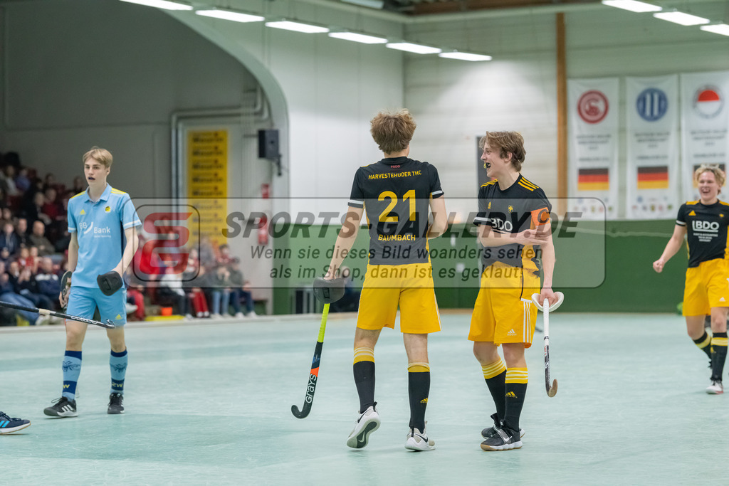 HK_20230305_106235 | Deutsche Meisterschaft MU16 Platz 3 Harvestehuder THC - Zehlend. Wespen am 5.3.2023 RWK, Köln ,