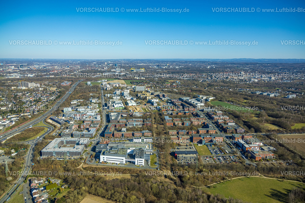 Dortmund250302111 | Luftbild, TU Technische Universität Dortmund Campus Nord, Eichlinghofen, Dortmund, Ruhrgebiet, Nordrhein-Westfalen, Deutschland