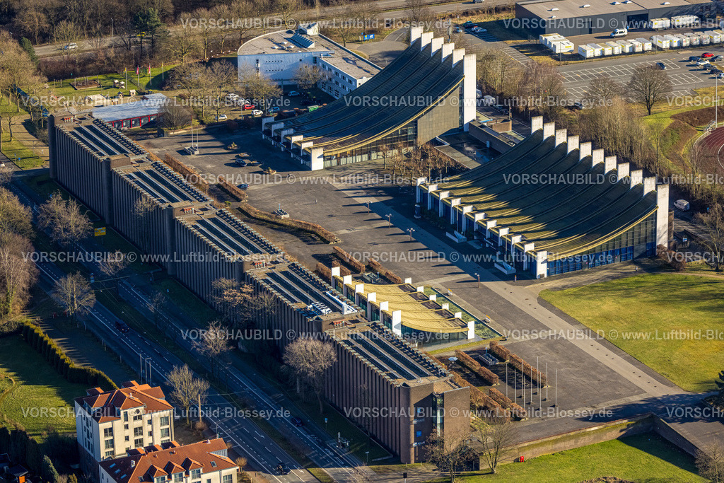 Castrop-Rauxel240106443 | Luftbild, Rathaus Stadtverwaltung, Stadthalle und Europahalle Forum, Westfälisches Landestheater e.V., Rauxel, Castrop-Rauxel, Ruhrgebiet, Nordrhein-Westfalen, Deutschland