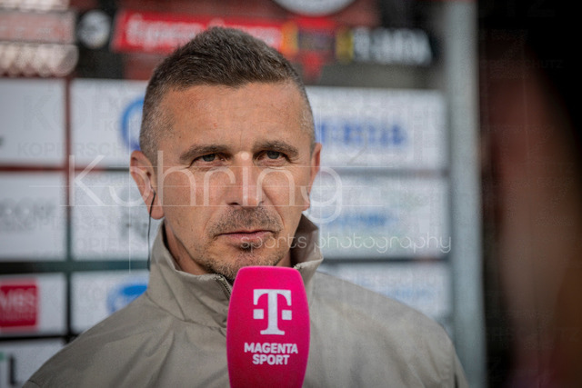 German 3rd Division, Viktoria Koeln vs. Alemannia Aachen, 10.05.2026 | KOELN, GERMANY - MAY 10, 2026:  Mersad Selimbegovic (Head Coach Alemannia Aachen) before the 3rd division match on gameday 37 between Viktoria Koeln vs. Alemannia Aachen at the Sportpark Hoehenberg on May 10, 2026 in Koeln, Germany. DFL REGULATIONS PROHIBIT ANY USE OF PHOTOGRAPHS AS IMAGE SEQUENCES AND/OR QUASI-VIDEO.