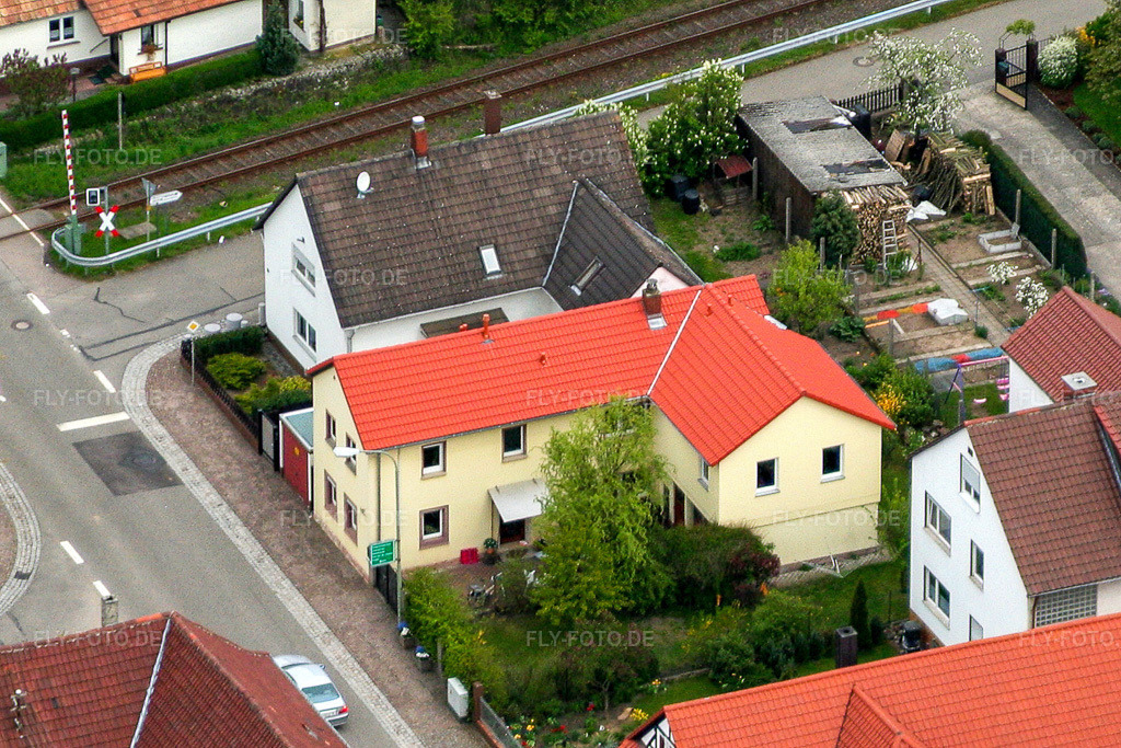 Luftbild: Bahnhofstr in Barbelroth im Bundesland Rheinland-Pfalz in Deutschland. Foto: IMG_1768.jpg vom 01.05.2006 durch Werner Riehm/FLY-FOTO.de