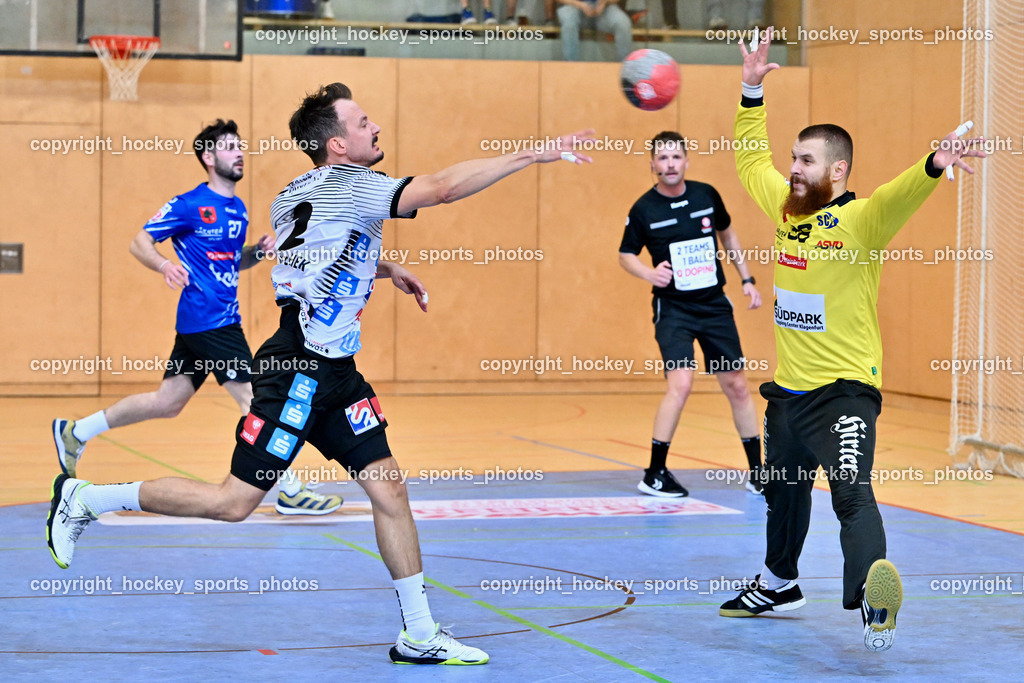 SC Ferlach vs. Schwaz Tirol Handball | #2 WANITSCHEK Alexander Schwaz Tirol Handball, #96 KONECNY Micha Martin SC Ferlach, SC Ferlach vs. Schwaz Tirol Handball, SC Ferlach vs. Schwaz Tirol Handball am 12.10.2024 in Ferlach (Ballspielhalle Ferlach), Austria, (Photo by Bernd Stefan)