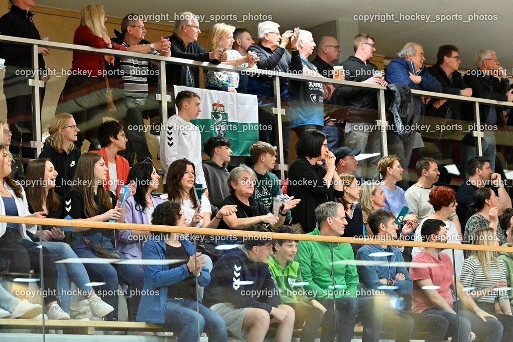 SC Ferlach vs. HSG Bärnbach/Köflach 30.3.2024 | Besucher Ballspielhalle Ferlach, HSG Bärnbach Fans, SC Ferlach vs. HSG Bärnbach/Köflach 30.3.2024, SC Ferlach vs. HSG Bärnbach/Köflach am 30.03.2024 in Ferlach (Ballspielhalle Ferlach), Austria, (Photo by Bernd Stefan)