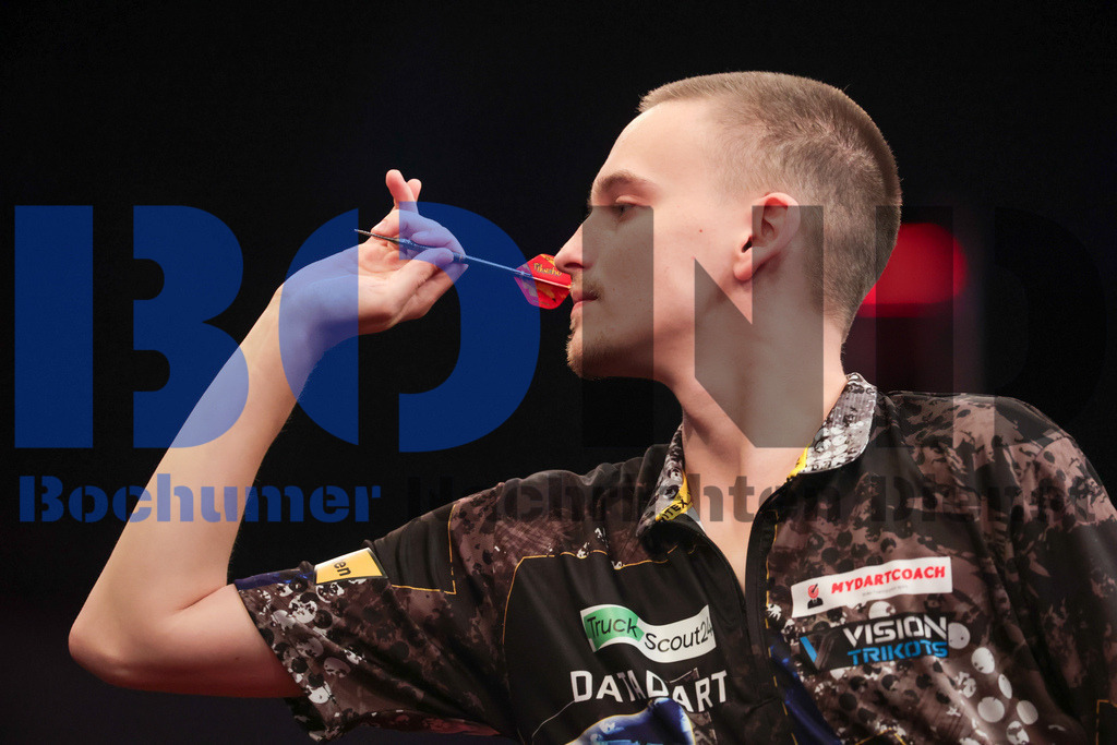  28.10.2023 - 
 | Sebastian Sendlak / Bochumer Nachrichtendienst (BOND) - PDC European Darts Championship: Achtelfinale - Realisiert mit Pictrs.com
