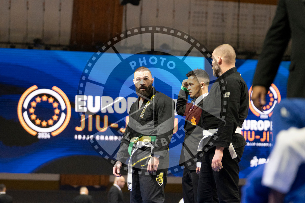 20240119PBB1412 | Fighters compete during the IBJJF European Championship in Paris, France, on January 19, 2024.