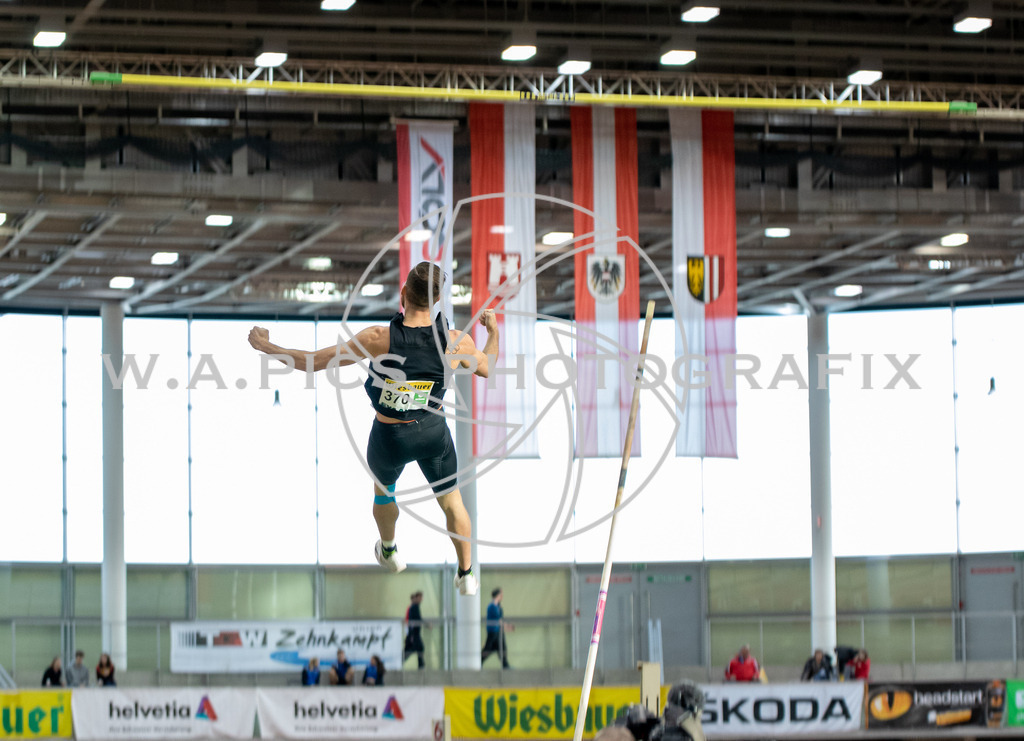 OEM LEICHTATHLETIK HALLE | LINZ,AUSTRIA,22-23.FEB.20 - OEM LEICHTATHLETIK HALLE. Image shows Distlberger Dominik.
Photo: SMP/Andreas Willdoner