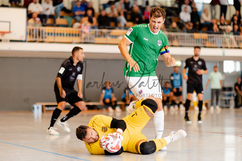 Futsal-Bundesliga, Saison 2025/2026, 4. Spieltag: SC Preußen Münster - SV Pars Neu-Isenburg | Futsal-Bundesliga, Saison 2025/2026, 4. Spieltag, SC Preußen Münster empfängt SV Pars Neu-Isenburg in der Universitäts-Sporthalle in Münster. Foto: sportfotografie.ms | Markus Paletta - Realisiert mit Pictrs.com