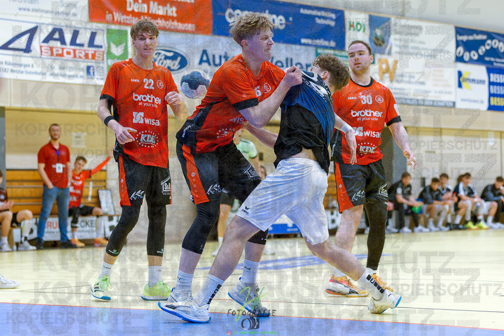 Jugendbundesliga A-Jugend; HSG Dutenhofen/Münchh. - HSG Rodgau Nieder-Roden | Jugendbundesliga A-Jugend; HSG Dutenhofen/Münchh. - HSG Rodgau Nieder-Roden am 07.12.2024 in Dutenhofen (Sporthalle Dutenhofen)Photo © 2024 - Jörg Heinrich - Realisiert mit Pictrs.com