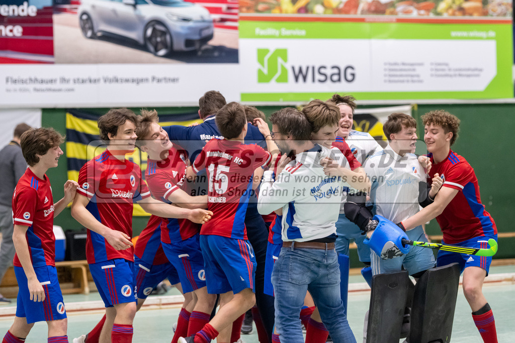 SFE_20230305_0079 | Deutsche Meisterschaft Männliche U16 Halle 2023 am 05.03.2023 in Köln (KTHC Stadion Rot-Weiss Köln Tennis and Hockey Club), Photo: Stephan Fehrmann 2022 (Sports-Gallery)