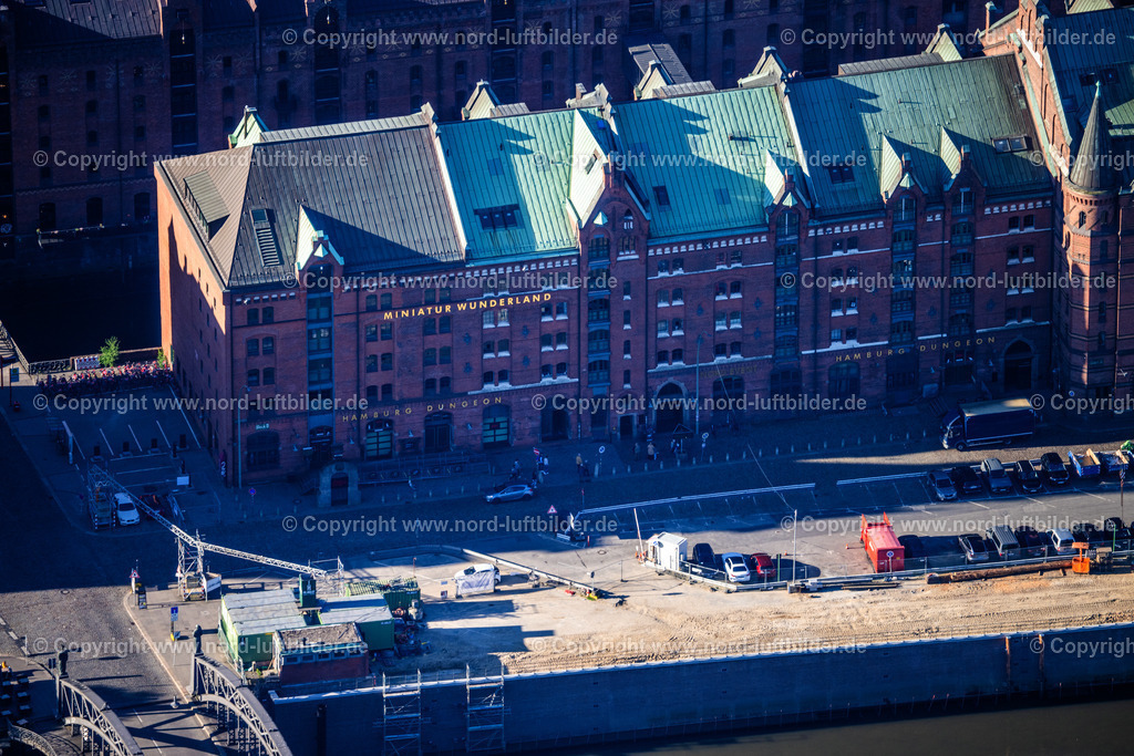 Hamburg_Speicherstadt_Miniatur_Wunderland_ELS_1428270425 | HAMBURG 27.04.2025 Speicherstadt Gebäudekomplex " Miniatur Wunderland" in Hamburg, Deutschland. // Speicherstadt building complex "Miniatur Wunderland" in Hamburg, Germany. Foto: Martin Elsen