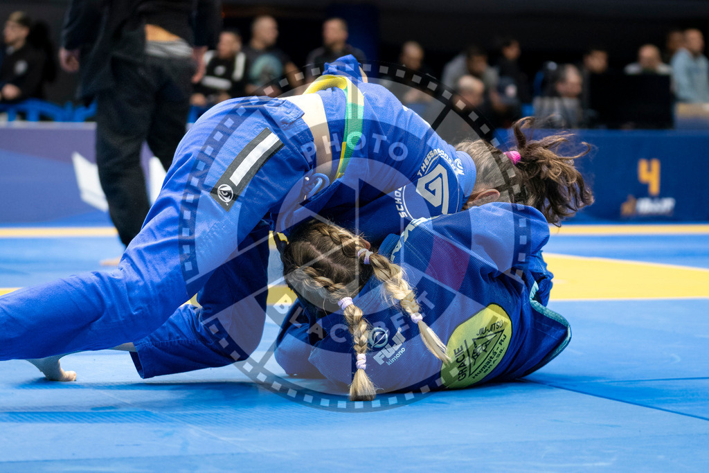 20240123PBB03445 | Fighters compete during the second day of the IBJJF European Championship in Paris, France, on January 23, 2024.