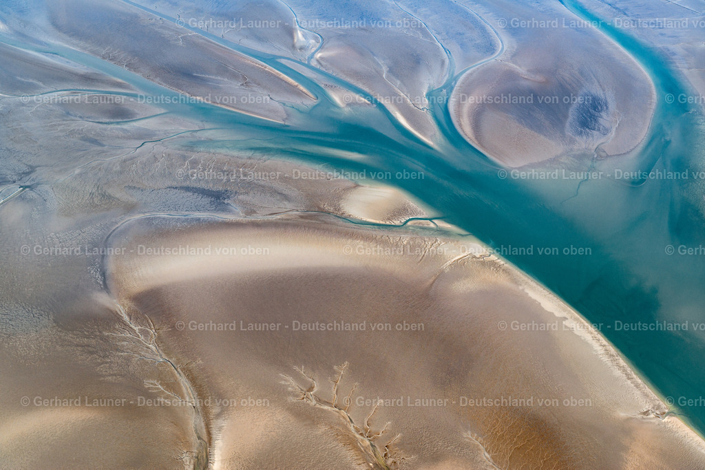 3801638 | Wattstrukturen bei Hamburger Hallig, Nationalpark Schleswig-Holsteinisches Wattenmeer