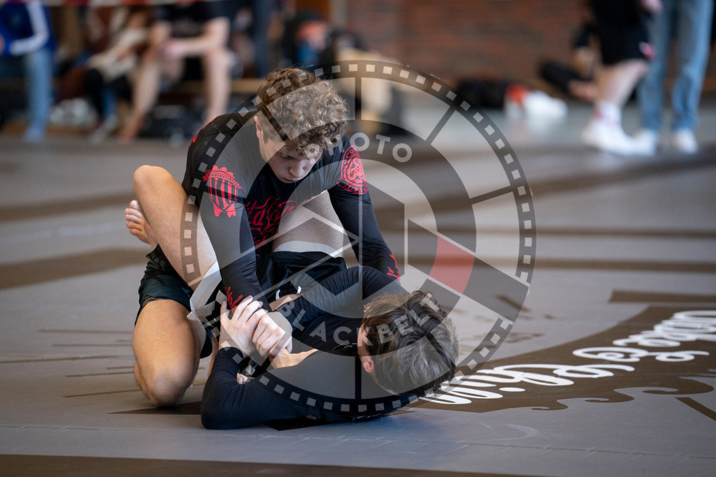 20240309PBB5686 | Fighters compete during the International Luta Livre (ILLCS) Spring Championship in Hannover, Germany, on March 9, 2024.